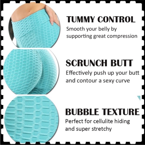 Otos Active Red Waffle Fleece Lined Booty enhancing Leggings Size XL - Picture 6 of 6